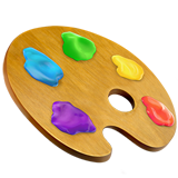 emoji palette de peinture